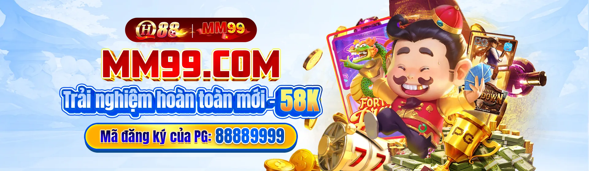 Máy đánh bạc df999 Casino với biểu tượng may mắn và tiền thưởng lớn